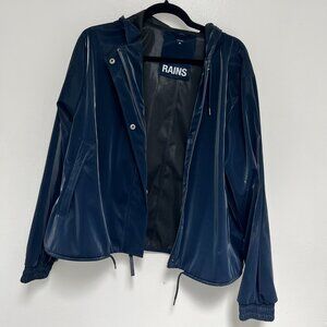 Rains String Rain Jacket in Ink